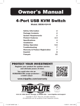 Tripp Lite B006-VU4-R KVM Switch Le manuel du propriétaire