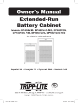 Tripp Lite Extended-Run Battery Cabinet Le manuel du propriétaire