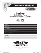 Tripp Lite Flat Panel Conditioning Center Isobar Le manuel du propriétaire