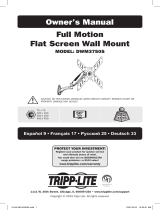 Tripp Lite Full Motion Flat Screen Wall Mount Le manuel du propriétaire
