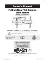 Tripp Lite Full Motion Flat Screen Wall Mount Le manuel du propriétaire