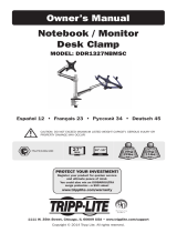 Tripp Lite Model: DDR1327NBMSC Notebook / Monitor Desk Clamp Le manuel du propriétaire