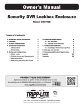 Tripp Lite Security DVR Lockbox Enclosure Le manuel du propriétaire