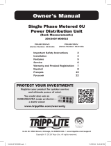 Tripp Lite Single Phase Metered 0U Power Distribution Unit Le manuel du propriétaire