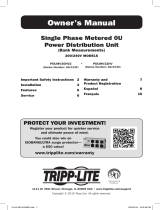Tripp Lite Single Phase Metered 0U Power Distribution Unit Le manuel du propriétaire