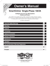 Tripp Lite SmartOnline Single-Phase 10kVA Le manuel du propriétaire