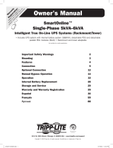 Tripp Lite SmartOnline Single-Phase 5kVA–6kVA UPS Manuel utilisateur