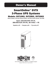 Tripp Lite SmartOnline SVT 3-Phase UPS Systems Le manuel du propriétaire