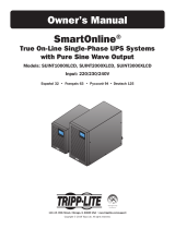 Tripp Lite SmartOnline True On-Line Single-Phase UPS Systems Le manuel du propriétaire