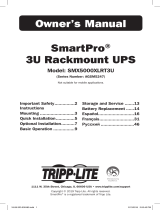 Tripp Lite SmartPro 3U Rackmount UPS Le manuel du propriétaire