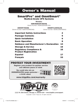 Tripp Lite SmartPro® and OmniSmart® Medical-Grade UPS Systems Le manuel du propriétaire
