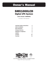 Tripp Lite SMX1000LCD UPS Le manuel du propriétaire