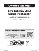 Tripp Lite SPS415HGULTRA Surge Suppressor Le manuel du propriétaire