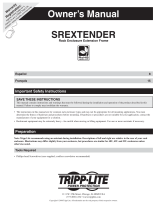 Tripp Lite SREXTENDER Rack Enclosure Extension Frame Le manuel du propriétaire