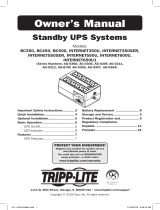 Tripp Lite Standby UPS Systems Le manuel du propriétaire