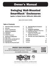 Tripp Lite Swinging Wall-Mounted SmartRack® Enclosures Le manuel du propriétaire