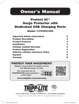 Tripp Lite TLP608RUSBB Protect It! Surge Protector Manuel utilisateur