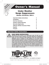 Tripp Lite Under Monitor Surge Suppressors Le manuel du propriétaire