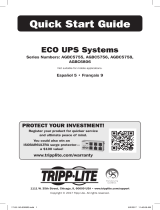 Tripp Lite ECO UPS Systems Guide de démarrage rapide