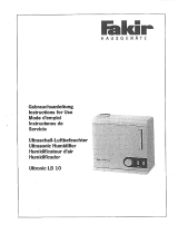 Fakir Ultronic LB 10 Le manuel du propriétaire