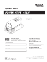 Lincoln Electric Power Wave 405M Mode d'emploi