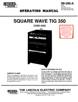 Lincoln Electric Square Wave TIG 355 Mode d'emploi