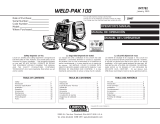 Lincoln Electric Weld-Pak 100 Mode d'emploi