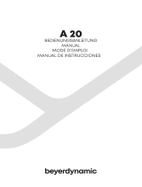 Beyerdynamic A20 Le manuel du propriétaire