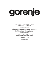 Gorenje NRF7181AW Le manuel du propriétaire