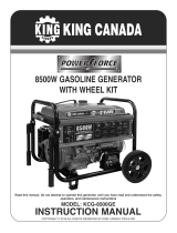 King Canada KCG-8500GE Manuel utilisateur