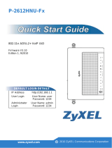 ZyXEL P-2612HNU-F1 Guide de démarrage rapide