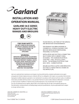 Garland 36ER39 Owner Instruction Manual