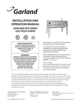 Garland Master Series Gas Ranges with Valve-Controlled Griddle Top Mode d'emploi