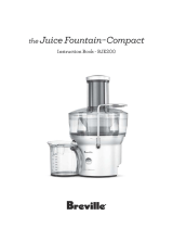 Breville the Juice Fountain Compact Manuel utilisateur