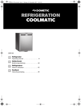 Dometic CRP40 Coolmatic Le manuel du propriétaire