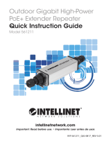 Intellinet Outdoor Gigabit High-Power PoE  Extender Repeater Quick Instruction Guide