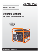 Generac GP1800 0057230 Manuel utilisateur