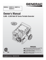 Generac GP5000 005974R0 Manuel utilisateur