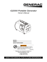 Generac iQ2000 0068660 Manuel utilisateur
