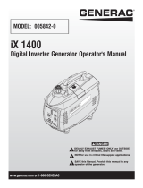 Generac iX1400 005842R0 Manuel utilisateur