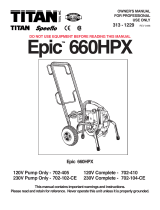 Titan Epic 660HPX Le manuel du propriétaire