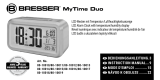 Bresser MyTime Duo Alarm Clock white Le manuel du propriétaire