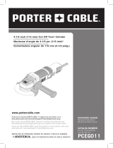 Porter Cable Cut Off Tool Grinder Manuel utilisateur