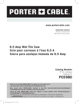 Porter Cable PCE980 Manuel utilisateur