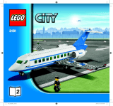 Lego City Airport - Passenger Plane 3181 Le manuel du propriétaire