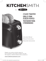 Bella KitchenSmith by  2-Slice Toaster & 12-Cup Coffee Maker Combo Le manuel du propriétaire