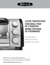 Bella 4 Slice Toaster Oven Le manuel du propriétaire