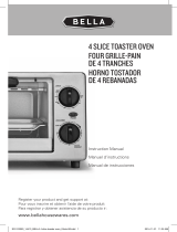 Bella 4 Slice Toaster Oven, Stainless Steel Le manuel du propriétaire