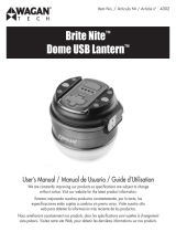 Wagan Brite-Nite™ Dome USB Lantern Manuel utilisateur