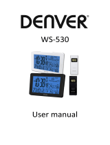 Denver WS-530WHITE Manuel utilisateur